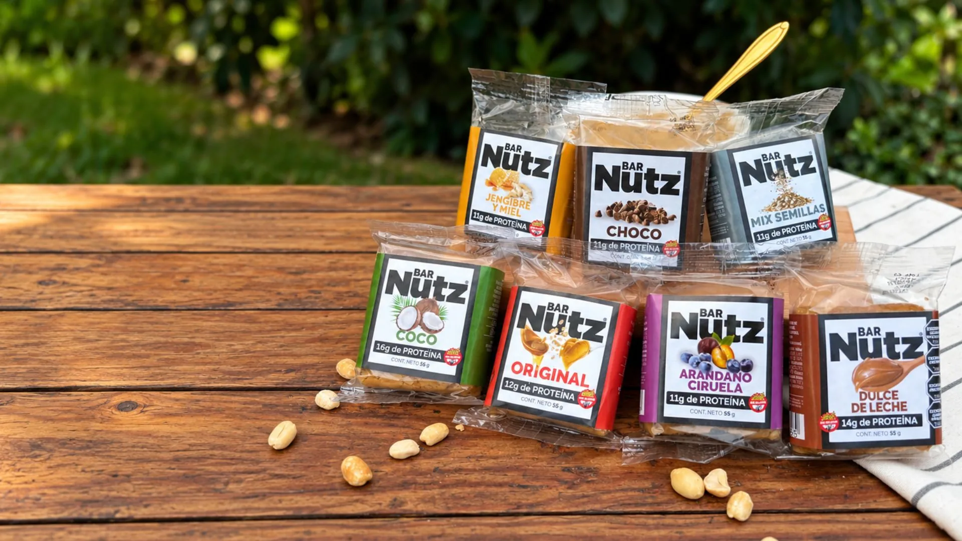 Barritas de maní Nutz